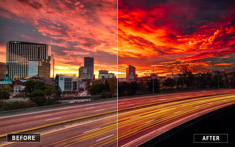 City Sunset Camera Raw Presets