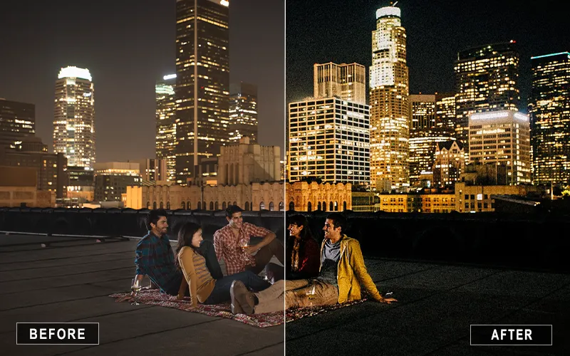 Contrast Night Preset Lightroom Mobile, high contrast lightroom mobile presets