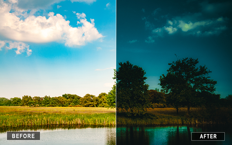 Vivid canyon photography