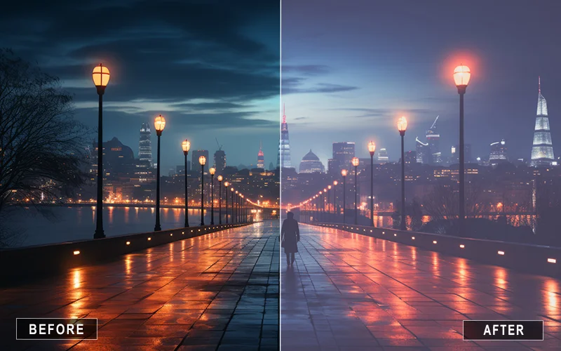 night vision lut, dramatic night luts, matte night luts