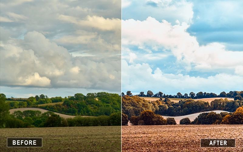 dry landscape lr presets