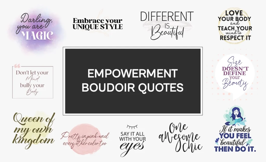 Empowerment boudoir quotes, Hot Boudoir Quotes