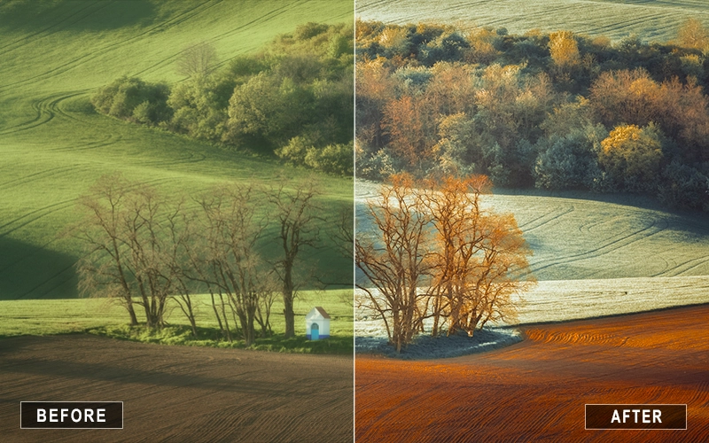 fall landscape lightroom presets