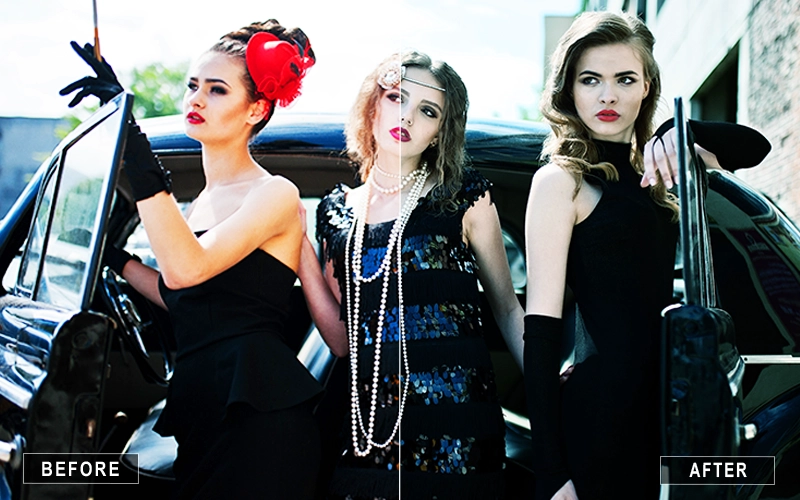 Film Photoshop actions giving authentic analog film look