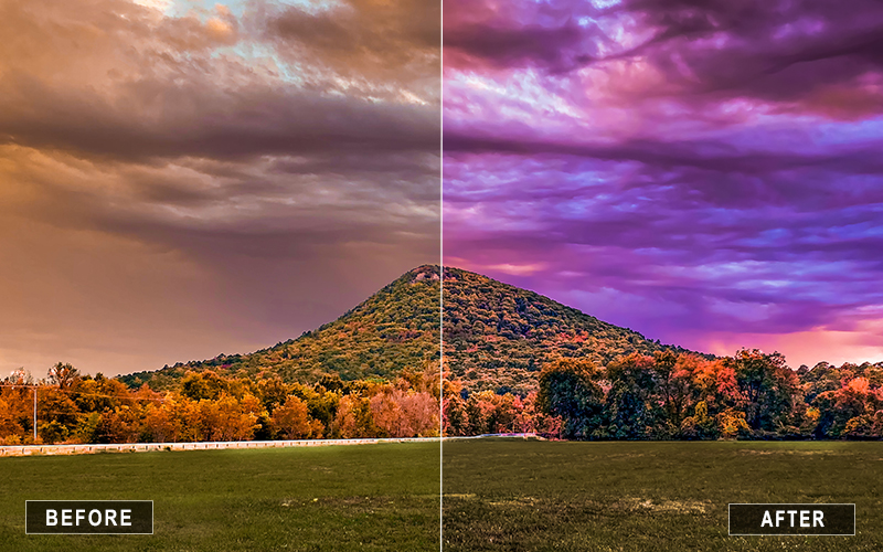 High contrast canyon presets, Canyon rocky landscape presets,