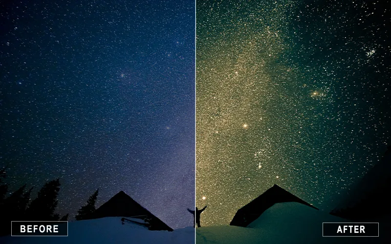 Lightroom Presets For Night Sky, astro photography lightroom presets