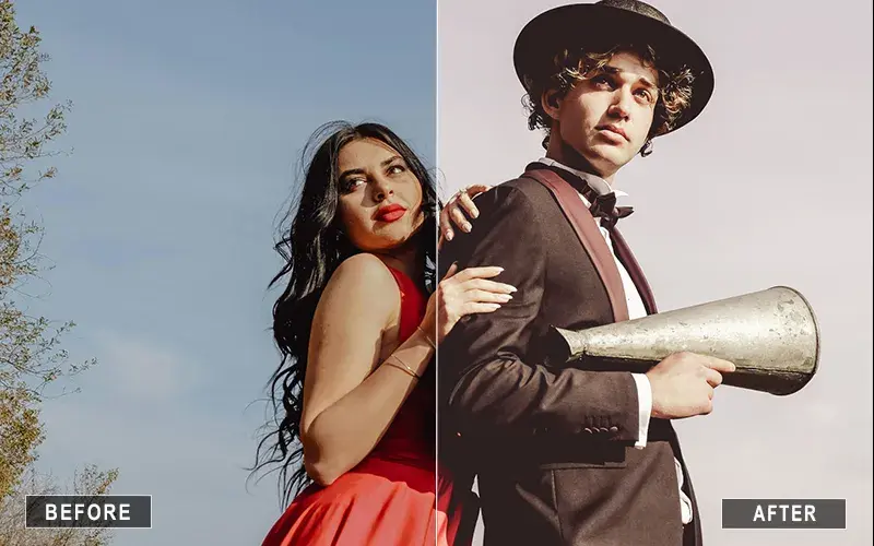 Mystical hearts Camera Raw Presets, Fantasy Couple Camera Raw Presets