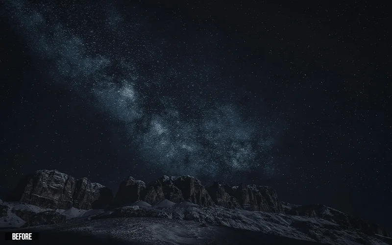 photo before editing