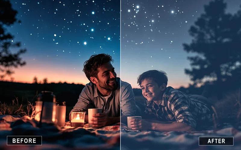 night vision lut, dramatic night luts, matte night luts