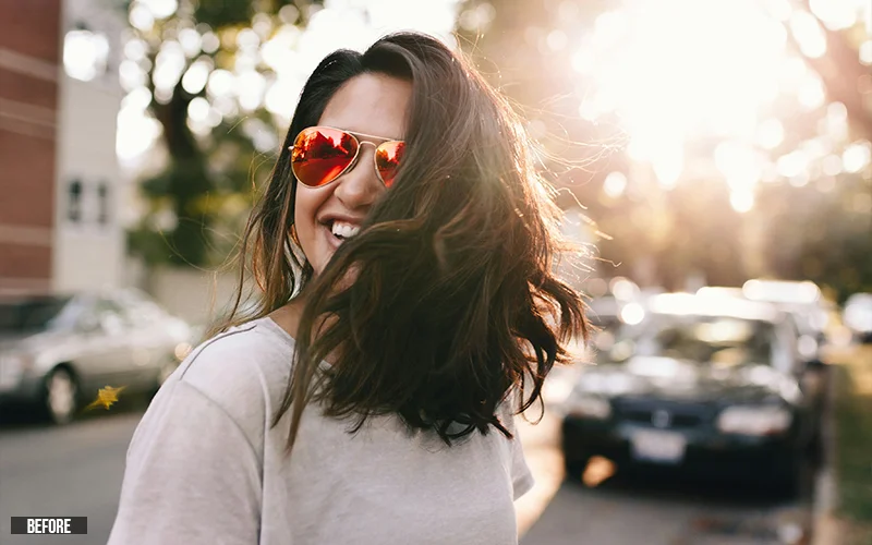 portrait camera raw preset before