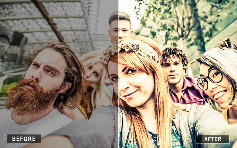 portrait social lightroom mobile presets, vanilla social lightroom mobile presets