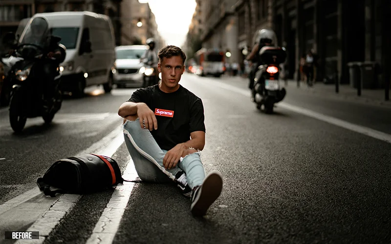 Urban Culture Camera Raw Presets- before