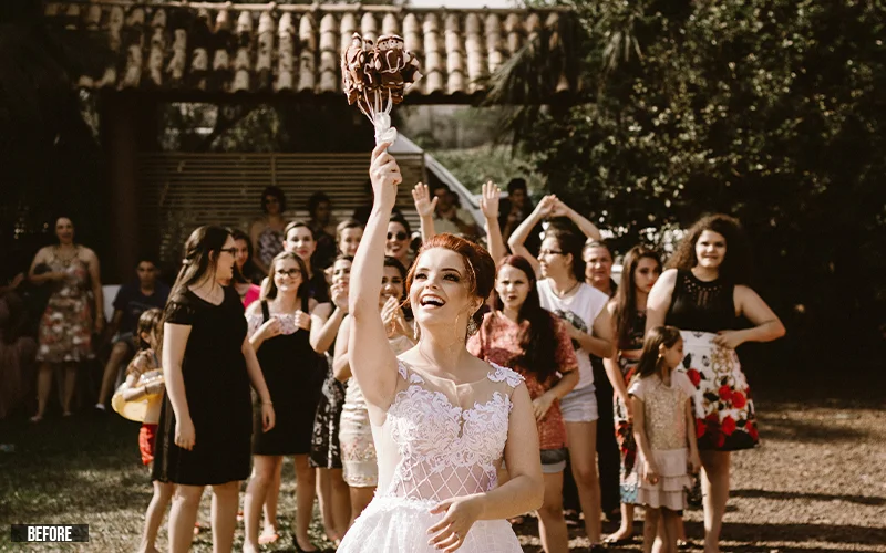 photo before editing