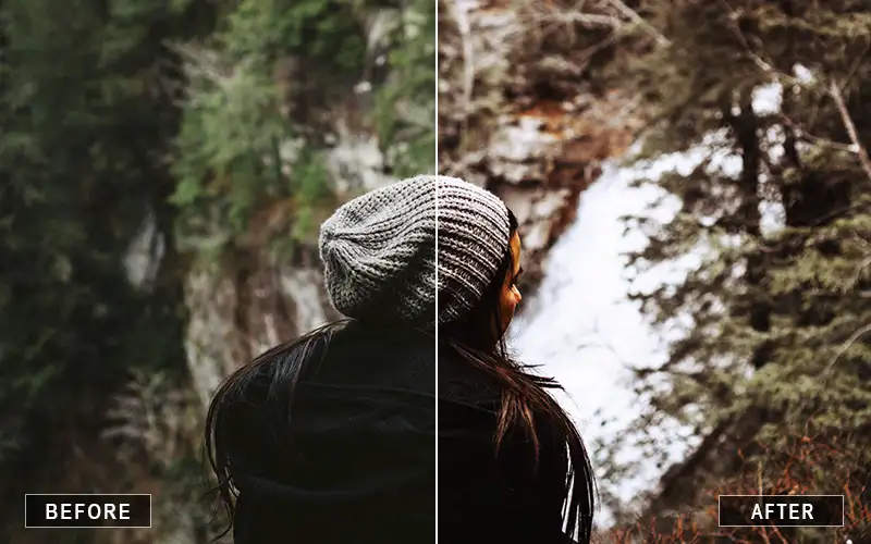 Bronze Fall Photoshop Action