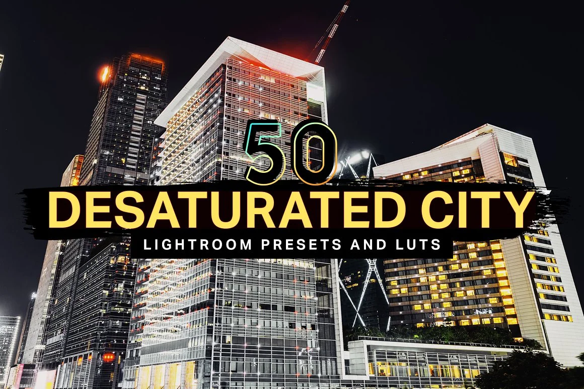 desaturated city lightroom presets