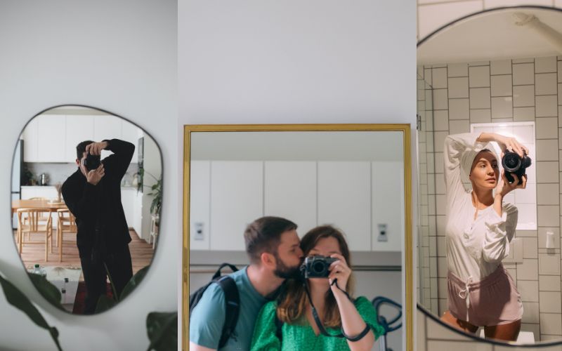 unique mirror selfies