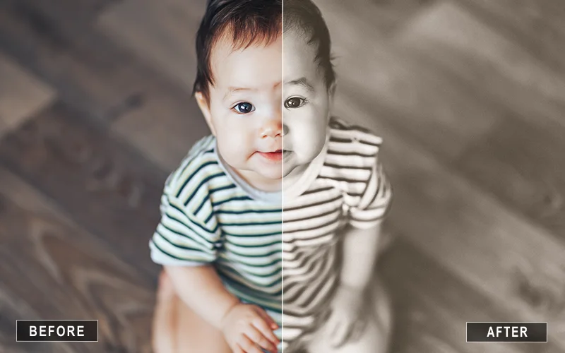 retro black and white lr presets, grain black and white presets