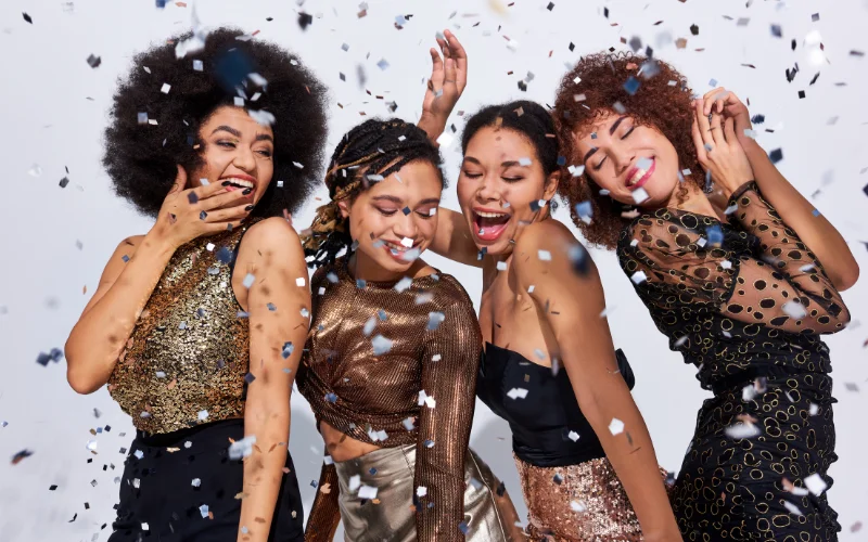 glittery new year photoshoot ideas