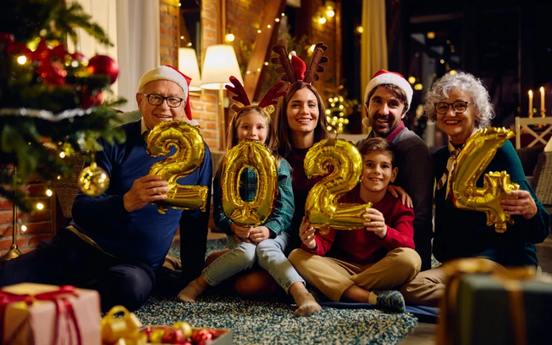 new year family photoshoot