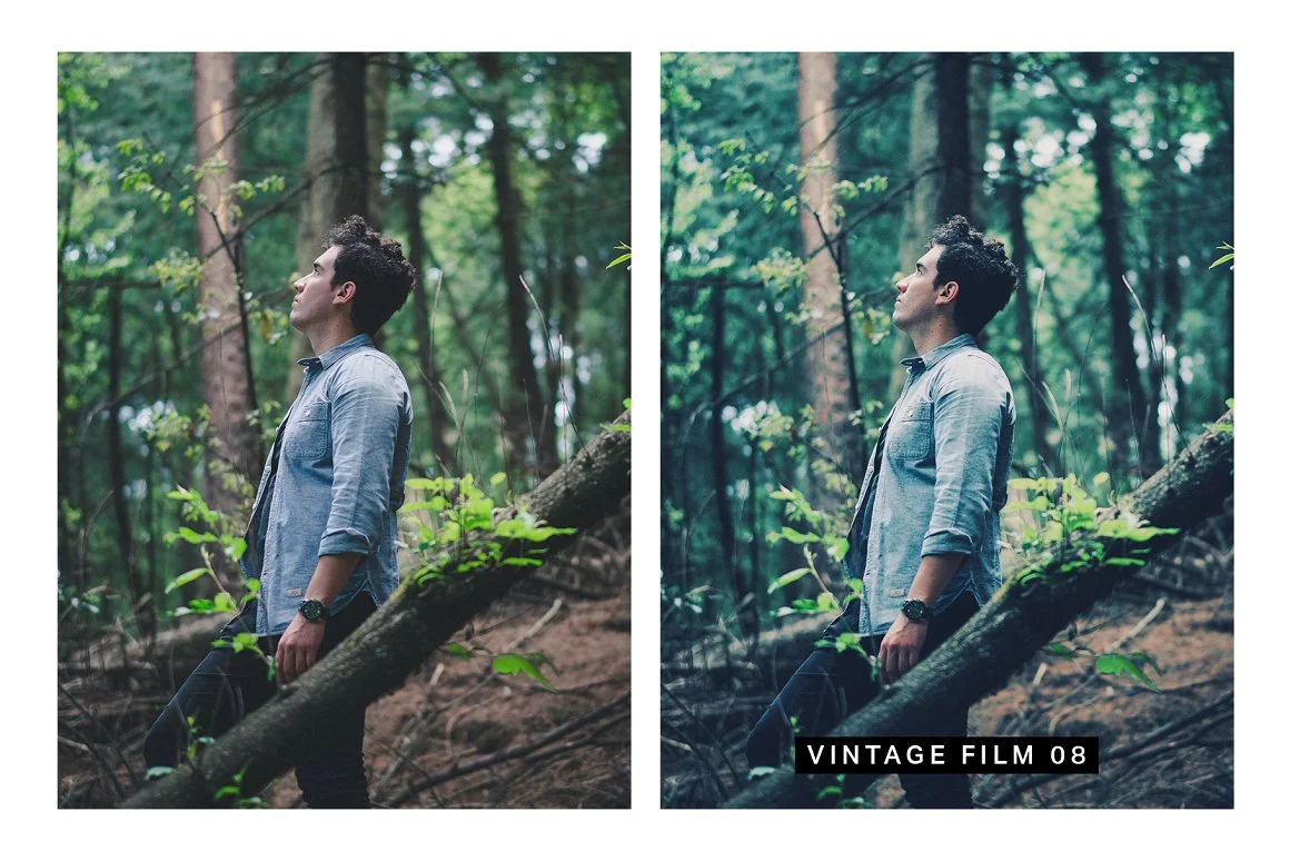 man standing photography presets