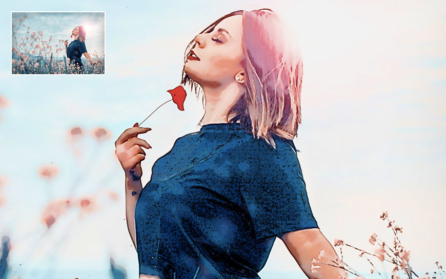 painting photoshop effect