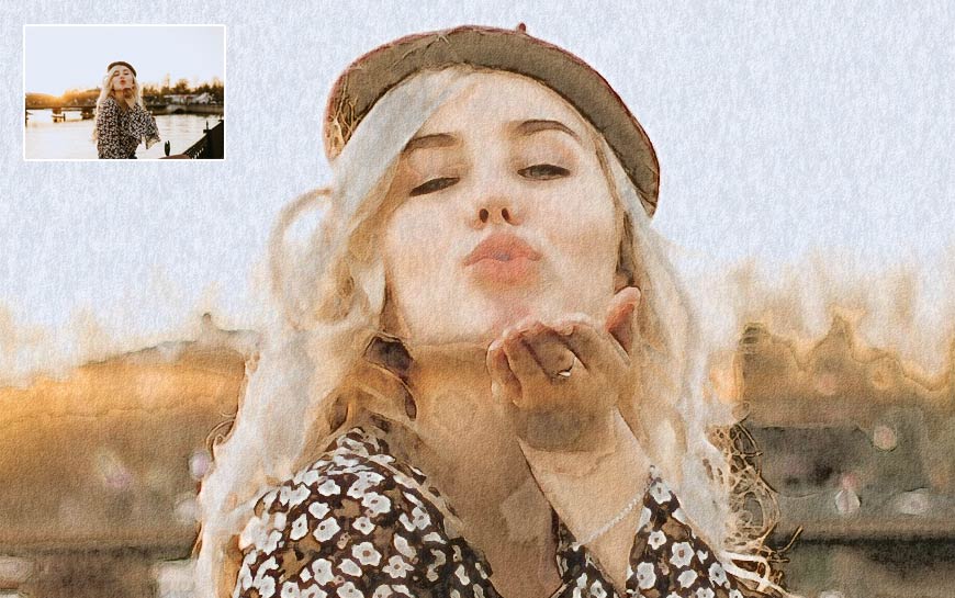 color painting effect