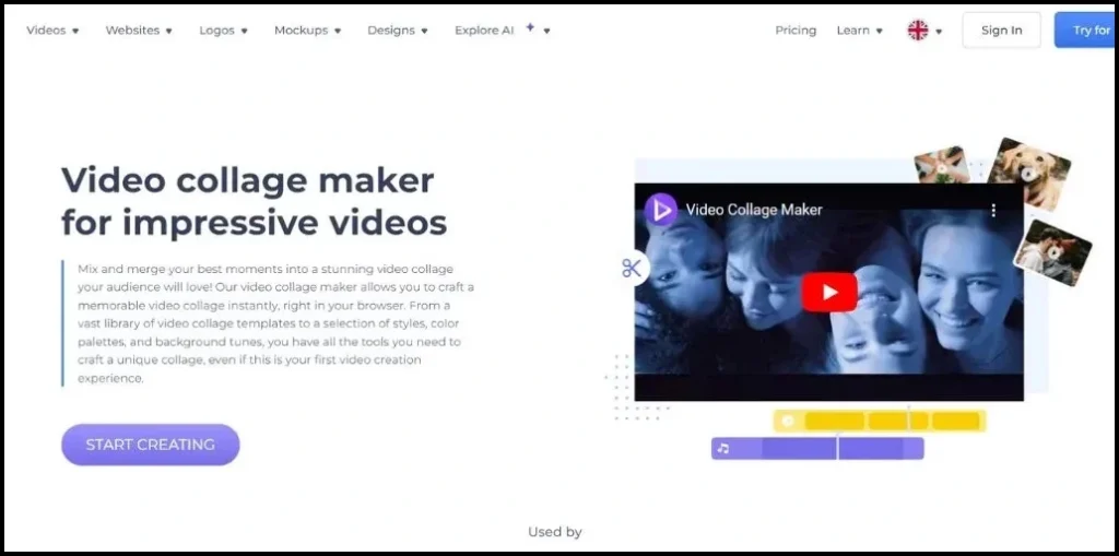 renderforest video ai collage maker
