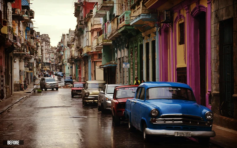 Cinematic Vintage Camera Raw Presets, Cinematic Vintage Look on photos