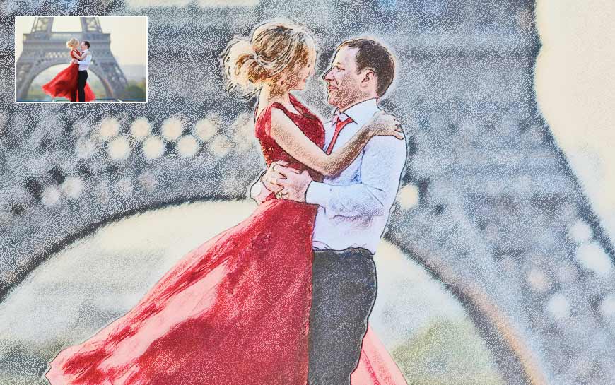 watercolor effect photoshop action