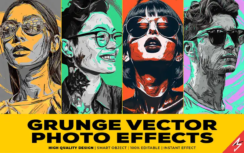 grunge artistic photo effects
