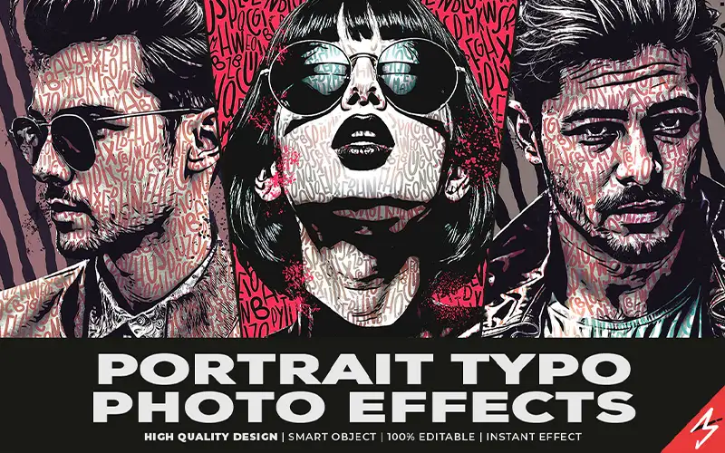 portrait typo filter