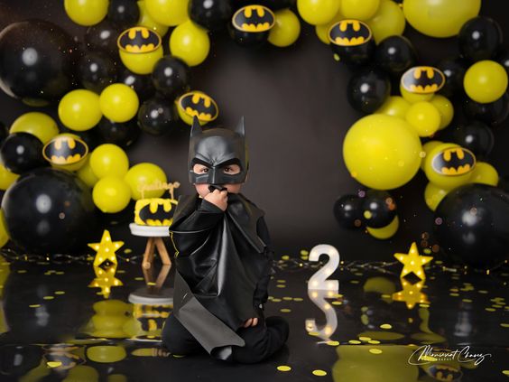 batman themed photoshoot