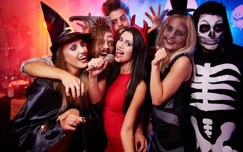 halloween party photoshoot