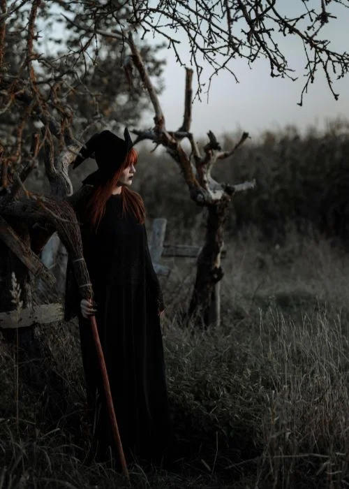 witch costume photoshoot