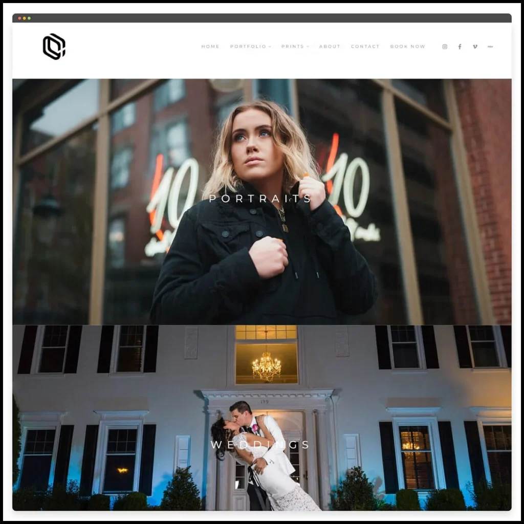 Chris Collado - photography portfolio website