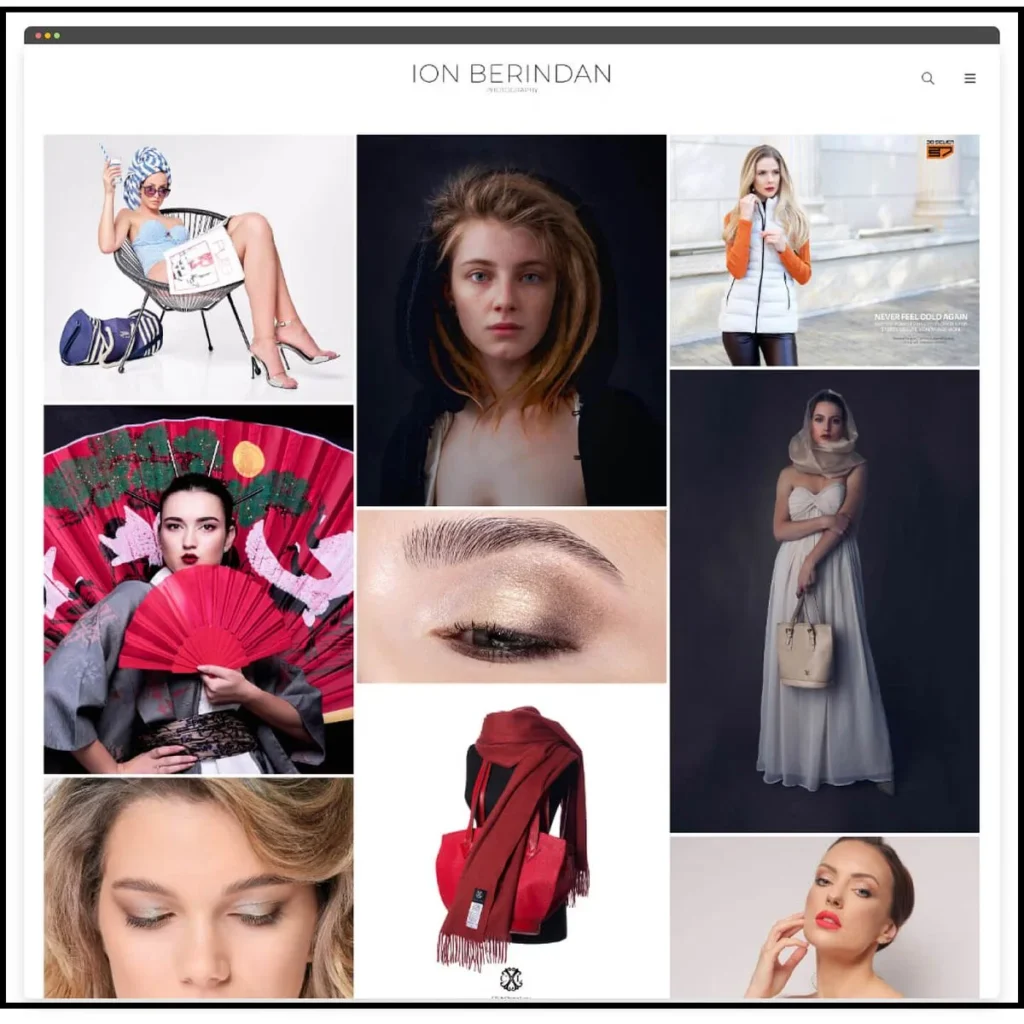 best photography portfolio websites - Ion Berindan