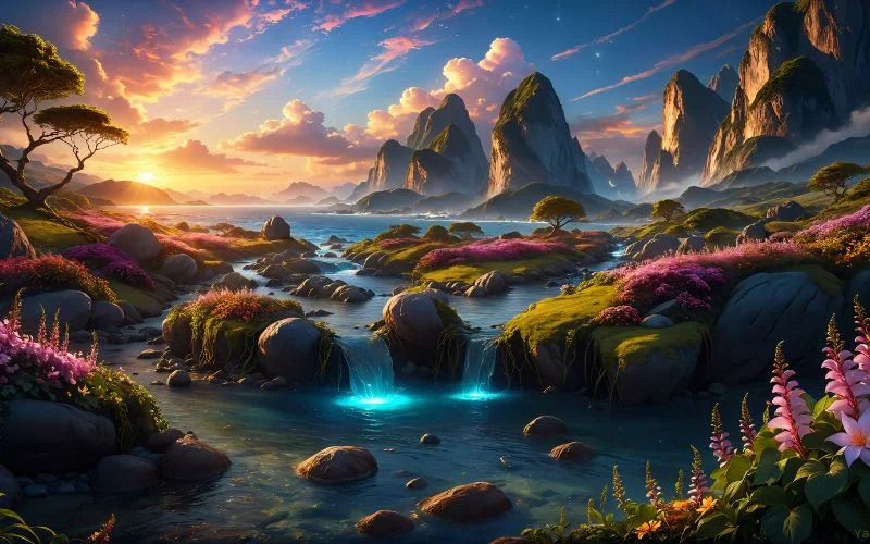 create dreamlike landscapes