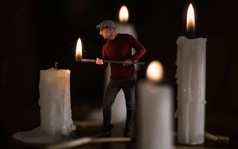 photo manipulation ideas with miniature worlds