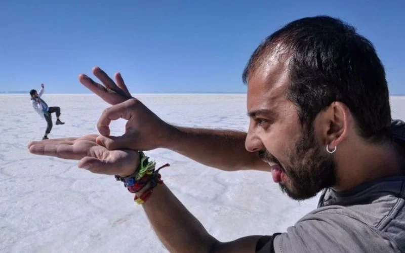 forced perspective image