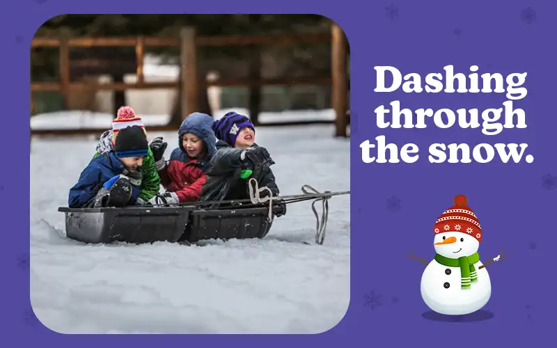 Dashing through the snow