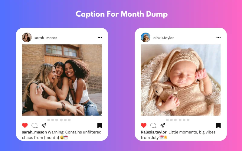 Caption For Month Dump