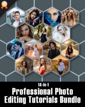 photo retouching, Professional Photo Editing Tutorials Bundle feature image, photography course online, digital video photography course, deals for photographers