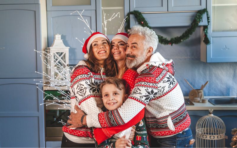 family winter portrait ideas