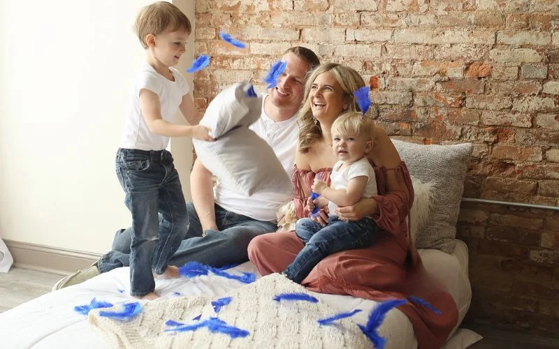 take pillow fight pictures