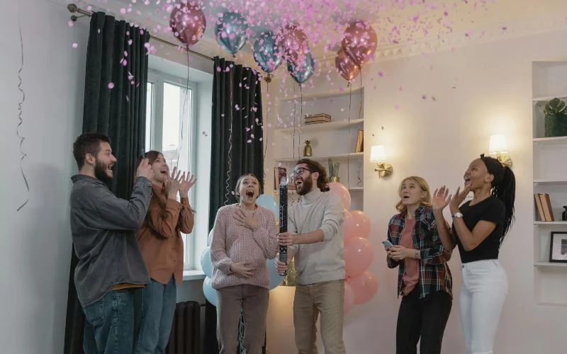 unique gender reveal photoshoot