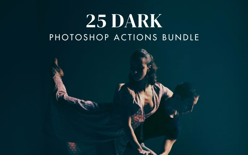 25 Dark Photoshop Actions Bundle