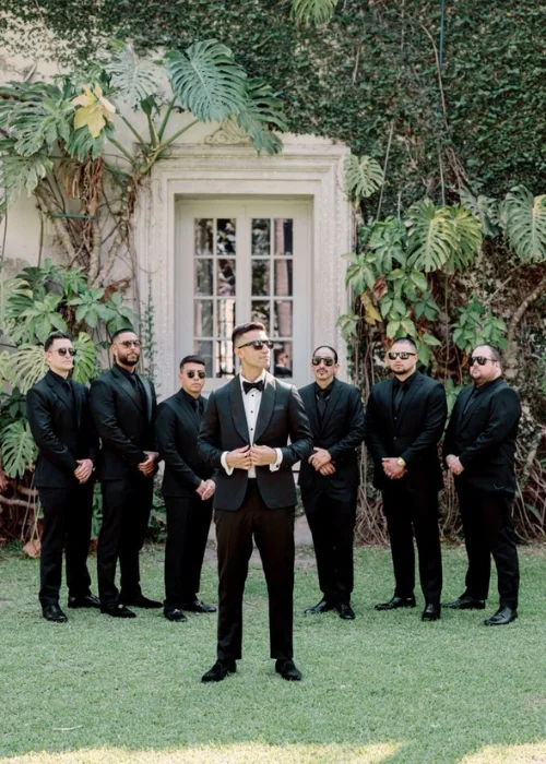 The Groomsmen Sunglasses Pose