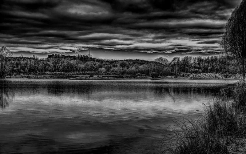 high contrast photograph