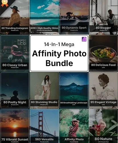 photography add ons, affinity bundle, instagram luts, urban luts, night luts, , studio luts, vintage luts, landscape luts, food luts, nature luts, presets for affinity photo, affinity photo luts, luts for affinity photo, affinity photo portrait presets, deals for photographers