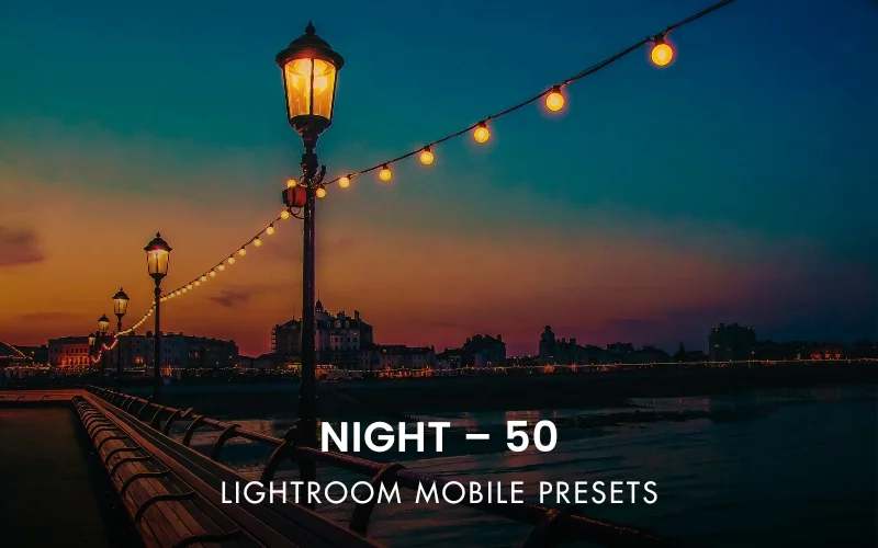 50 Night Lightroom Mobile Presets